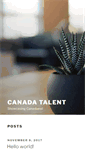 Mobile Screenshot of canadatalent.com
